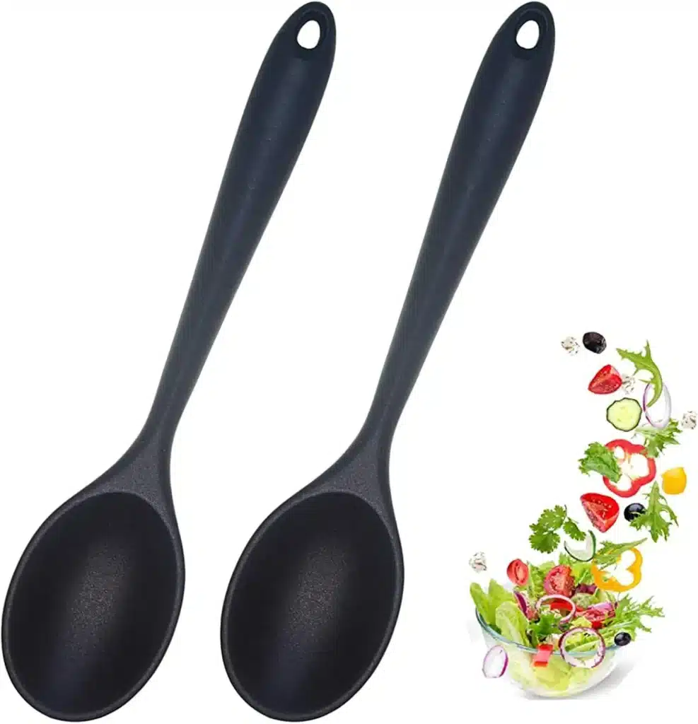 silicone serving spoon